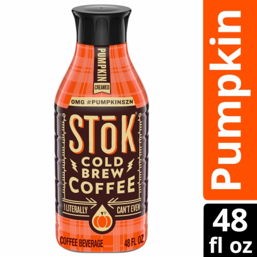Stok® Pumpkin Creamed Cold Brew Coffee Perspective: front