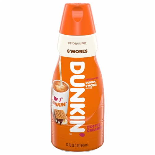 Dunkin' S'Mores Coffee Creamer Perspective: front