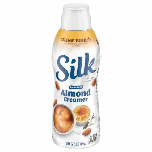 Save on Silk Dairy Free Creme Brulee Flavored Almondmilk Coffee Creamer  Order Online Delivery