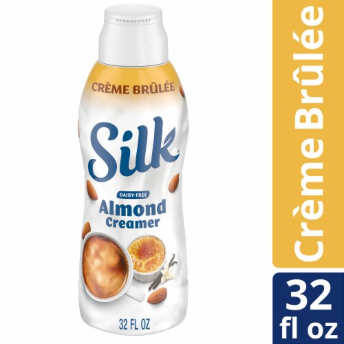 Silk Crème Brûlée Almond Creamer Perspective: front