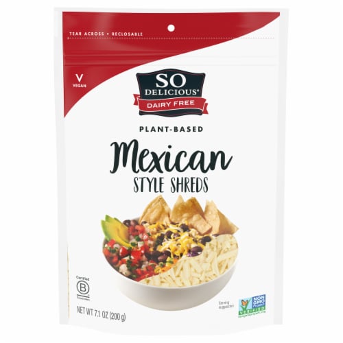 SO Delicious Dairy Free Mexican Style Cheese Shreds Perspective: front