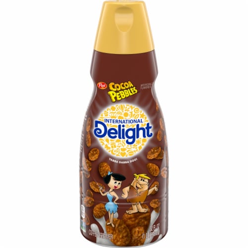 International Delight Cocoa Pebbles Coffee Creamer Perspective: front