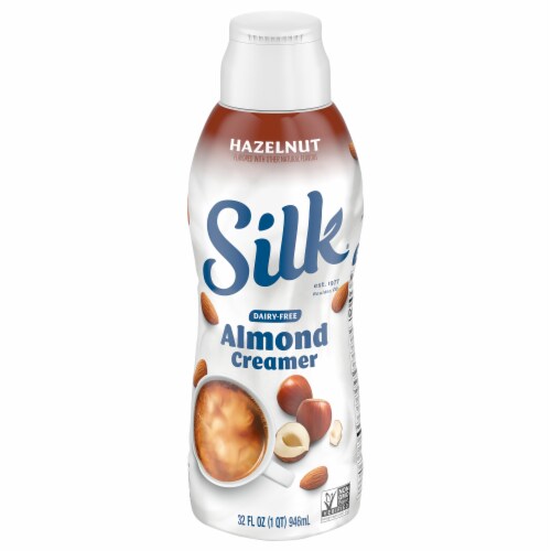 Silk® Dairy Free Toasted Hazelnut Almond Creamer Perspective: front
