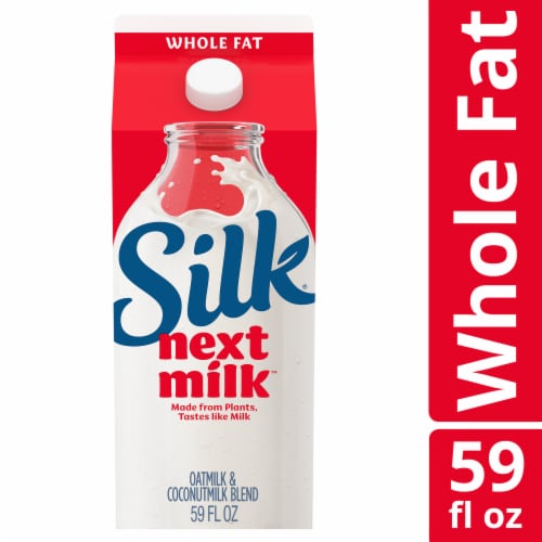 Silk Next Milk™ Whole Fat Oatmilk and Plant-Based Blend Perspective: front