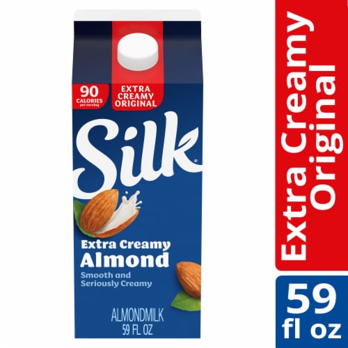 Silk® Original Extra Creamy Almond Milk Perspective: front