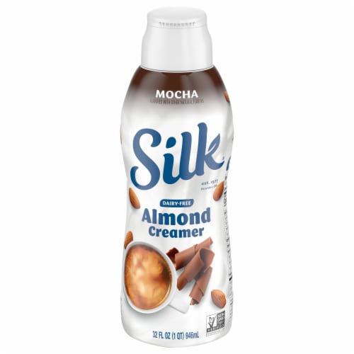 Silk Dairy Free Vanilla Flavored Almondmilk Coffee Creamer - 1 quart