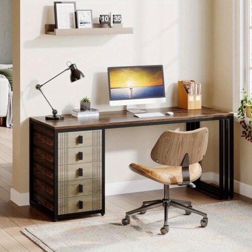 Computer desk no drawers top