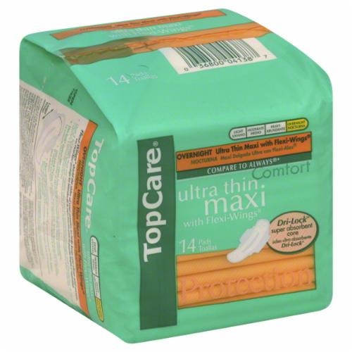 TopCare Ultra Thn Maxi Pad Perspective: front