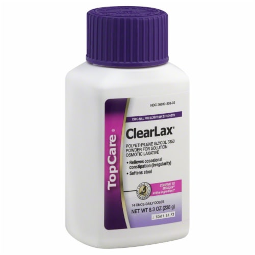 TopCare Clear Lax Laxative Perspective: front