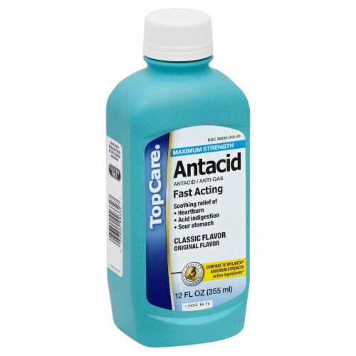 TopCare Fast Acting Antacid Perspective: front
