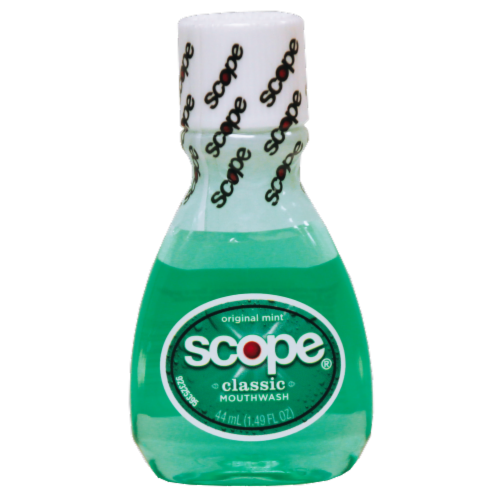 Scope Original Mint Classic Mouthwash Perspective: front