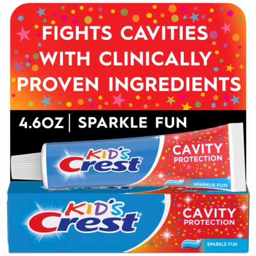 Crest® Kids Cavity Protection Sparkle Fun Flavor Toothpaste Perspective: front