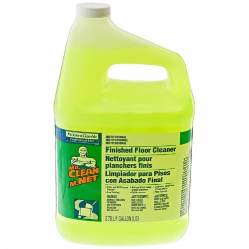 Mr. Clean Floor Cleaner,Liquid,1 gal,Jug,PK3 02621 Perspective: front