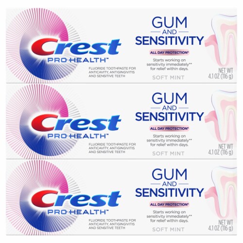 Crest Pro-Health™ Gum and Sensitivity Toothpaste Perspective: front