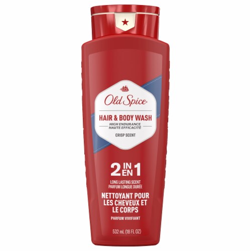 Old Spice® Crisp Scent High Endurance® Body Wash & Shampoo Perspective: front