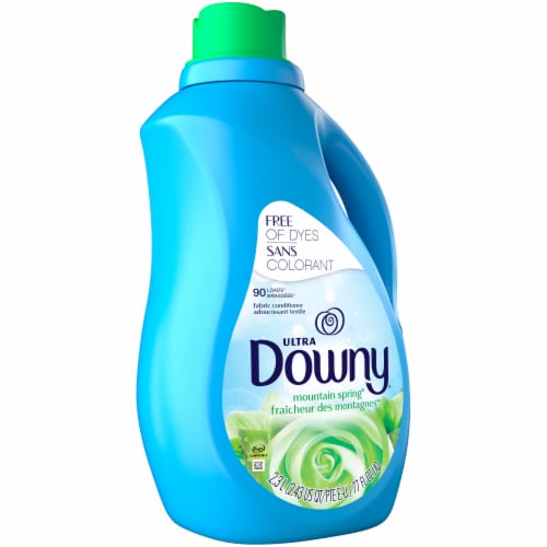 Downy Ultra Mountain Spring Liquid Fabric Softener Perspective: front