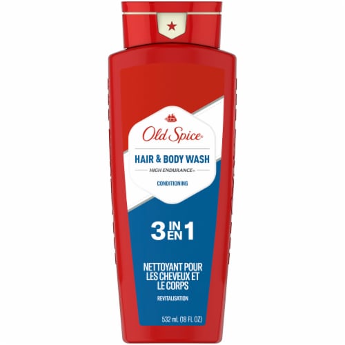 Old Spice High Endurance 3-in-1 Hair & Body Wash, 18 fl oz - Food 4 Less