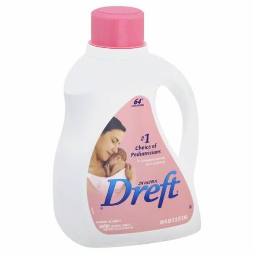 Dreft Liquid Laundry Detergent Perspective: front