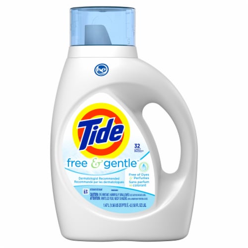 Tide Free & Gentle Liquid Laundry Detergent Perspective: front