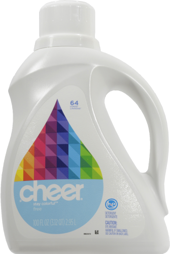 Cheer BrightClean Free Gentle Liquid Laundry Detergent 119 fl