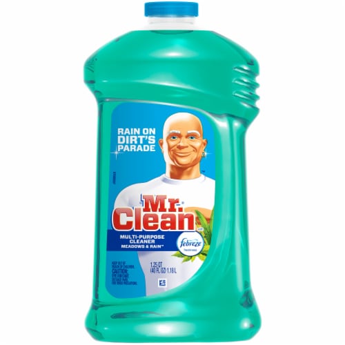 Mr. Clean with Febreze Freshness Meadows & Rain Scent Multi-Purpose Cleaner Perspective: front