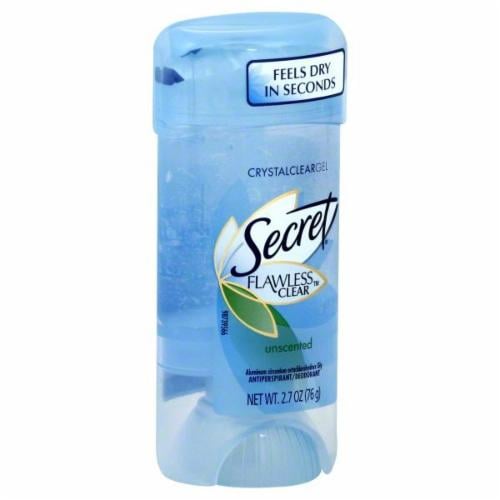 Secret Flawless Crystal Clear Deodorant Perspective: front