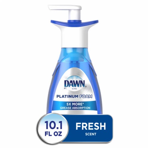 Dawn Platinum Fresh Rapids Scent Dishwashing Foam Perspective: front