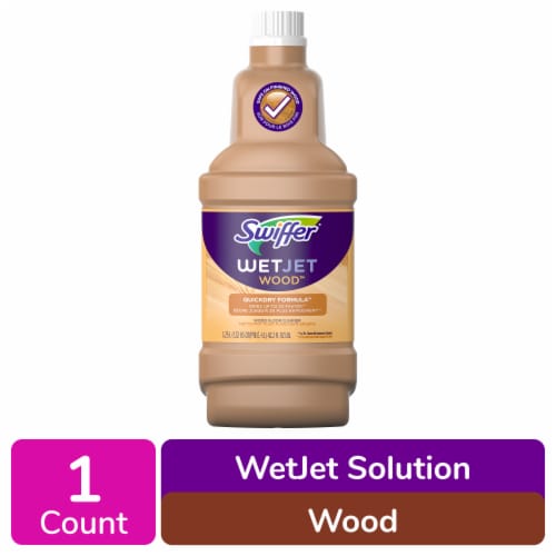 Swiffer WetJet Quickdry Formula Wood Floor Cleaner Perspective: front