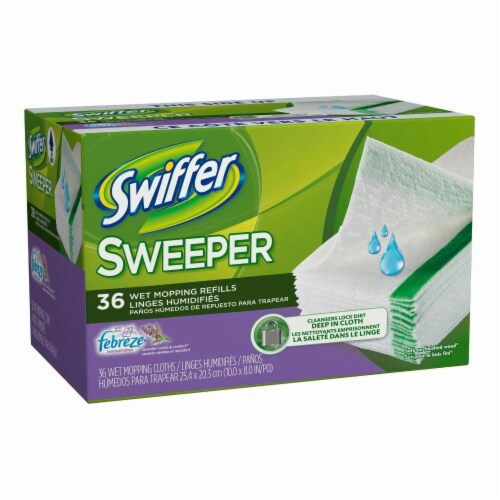 Swiffer Sweeper Febreze Mopping Refill Pads Perspective: front