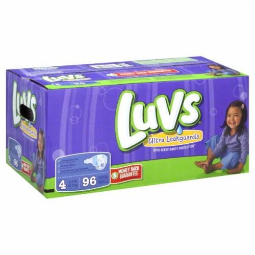 Luvs ultra leakguards shop diapers size 4