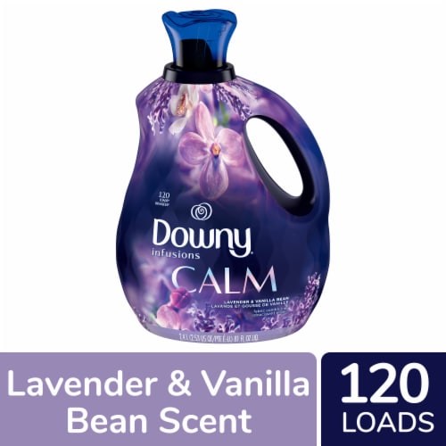 Downy Infusions Fabric Conditioner, Lavender & Vanilla Bean - 2.4 l (2.53 us qt) 81 fl oz liq