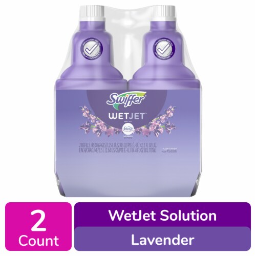 Swiffer WetJet Multi-Purpose Floor Cleaner Solution with Febreze Refill Perspective: front