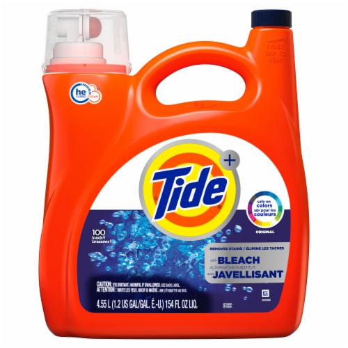 Tide HE Original Bleach Alternative Liquid Laundry Detergent Perspective: front