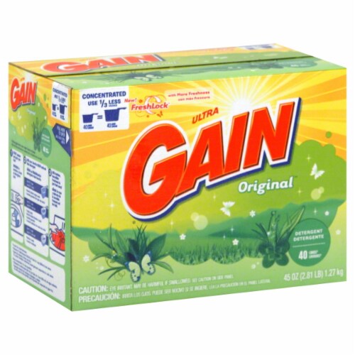 Gain Ultra Original Powder Laundry Detergent Perspective: front