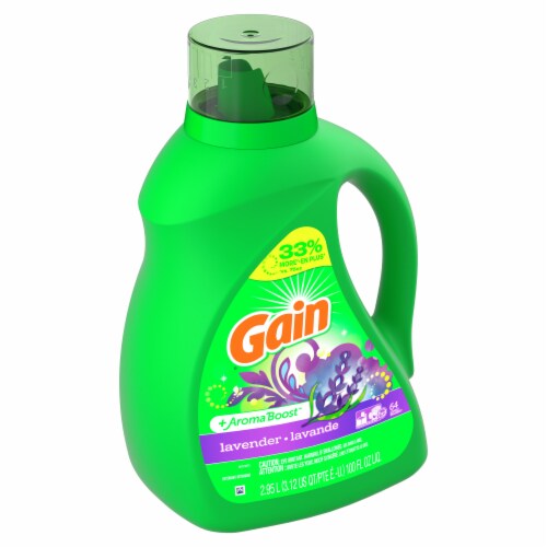 Gain Aroma Boost Lavender Liquid Laundry Detergent Perspective: front