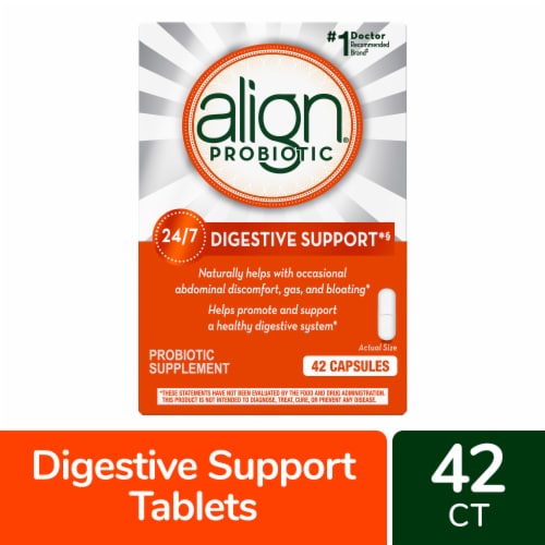 Align Digestive Support Probiotic Capsules Perspective: front
