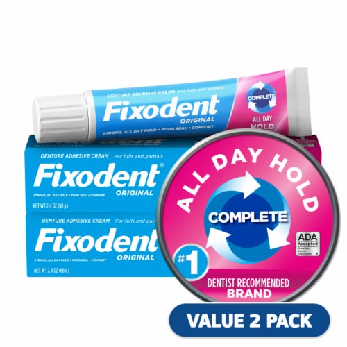 Fixodent Original Denture Adhesive Cream, 2.4 oz - City Market