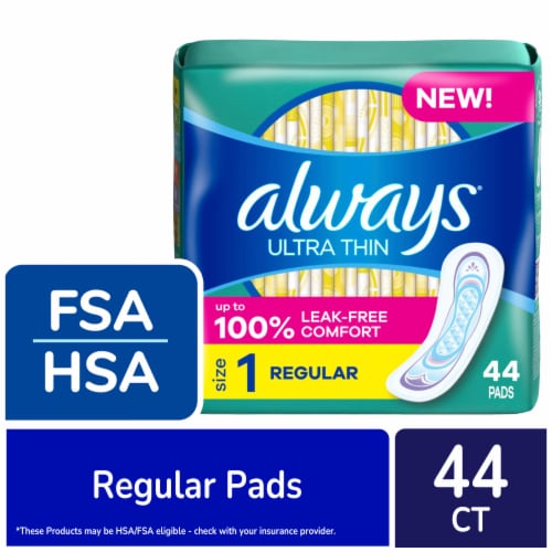 Always Ultra Thin Pads with Wings Long Super Absorbency Size 2