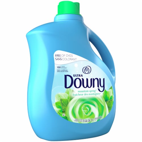 Downy Ultra Mountain Spring Liquid Fabric Conditioner Perspective: front