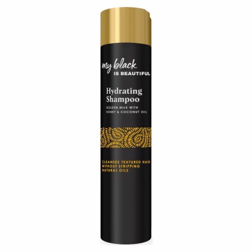 My Black is Beautiful with Coconut Oil Honey and Tumeric Hydrating Shampoo Perspective: front