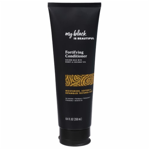 My Black is Beautiful Golden Milk with Honey & Coconut Oil Fortifying Conditioner Perspective: front