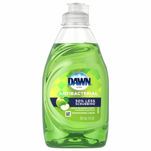 Dawn Apple Blossom Scent Antibacterial Hand Soap & Dishwashing Liquid Perspective: front