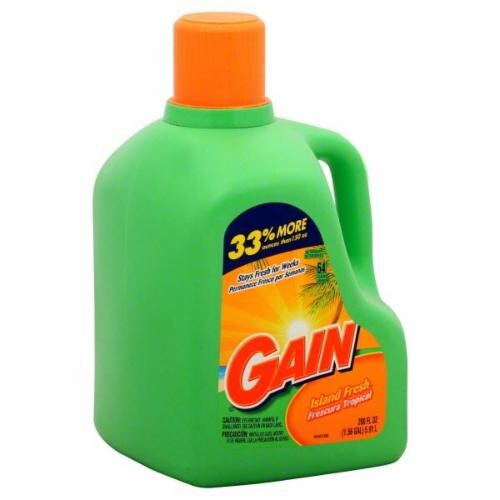Gain Island Fresh Liquid Detergent Perspective: front