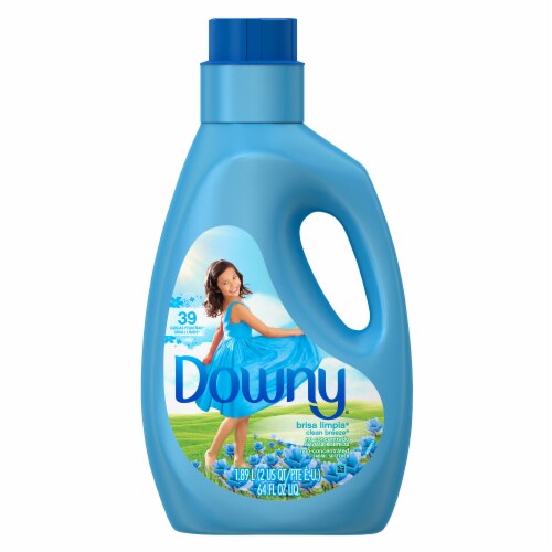 Downy® Clean Breeze Liquid Fabric Softener Perspective: front