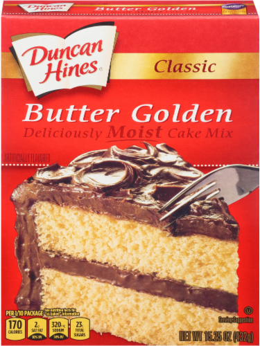 Duncan Hines Better Recipe Golden Cake Mix Perspective: front