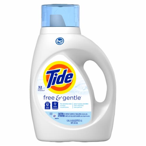 Tide HE Free & Gentle Liquid Laundry Detergent Perspective: front