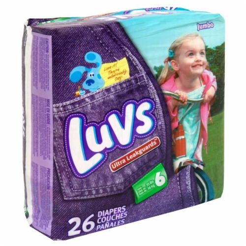 Luvs Ultra Leakguard Size 6 Diapers, 26 ct Ralphs