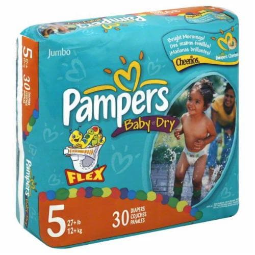 Pampers Baby Dry Flex Size 5 Diapers, 30 ct - Jay C Food Stores