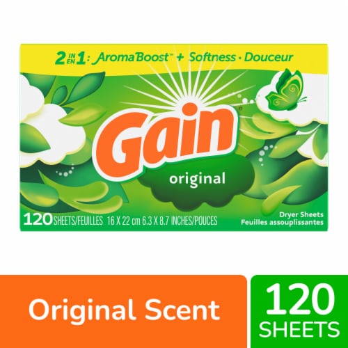 Gain Original Fabric Softener Dryer Sheets