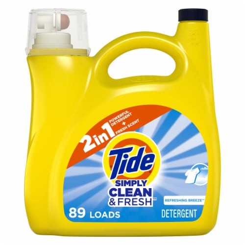 Tide® Simply Clean & Fresh Refreshing Breeze Liquid Laundry Detergent Perspective: front